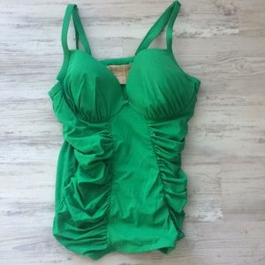 Cacique 36DD gorgeous green swim tankini